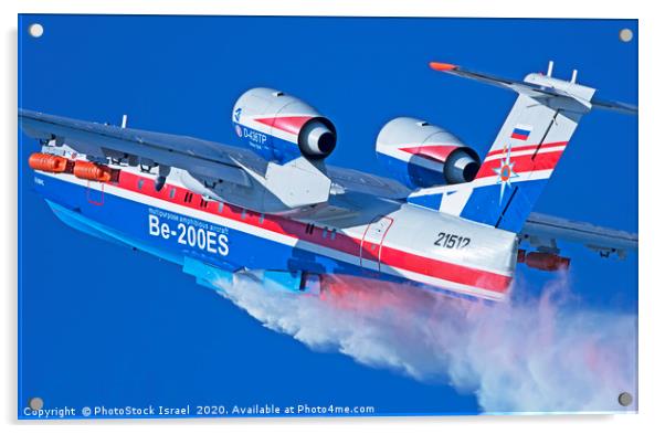 Beriev Be-200 Altair Acrylic by PhotoStock Israel