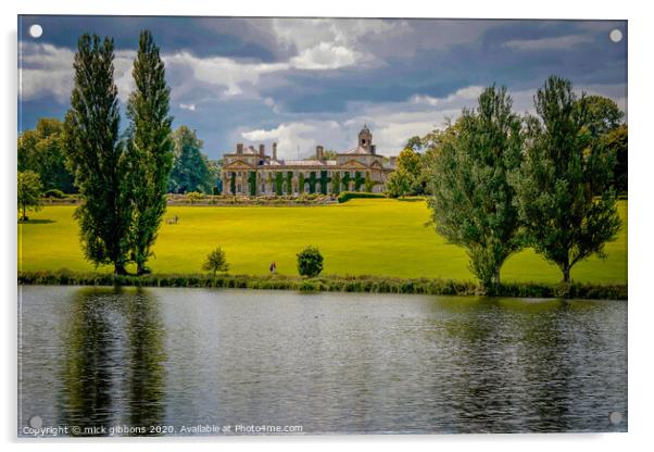 Bowood House and Gardens Acrylic by mick gibbons