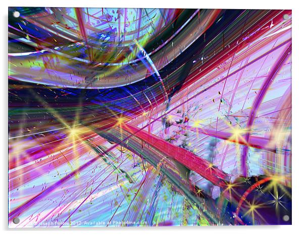 Higgs Boson Acrylic by joseph finlow canvas and prints