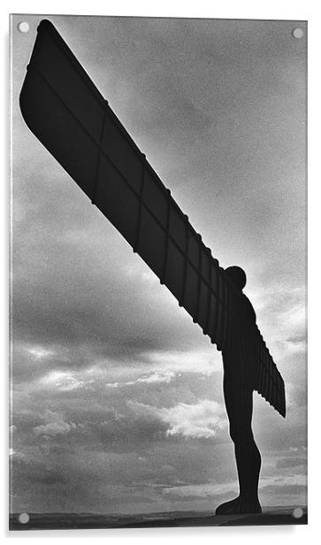 Angel of the North Acrylic by Stephen Hayes