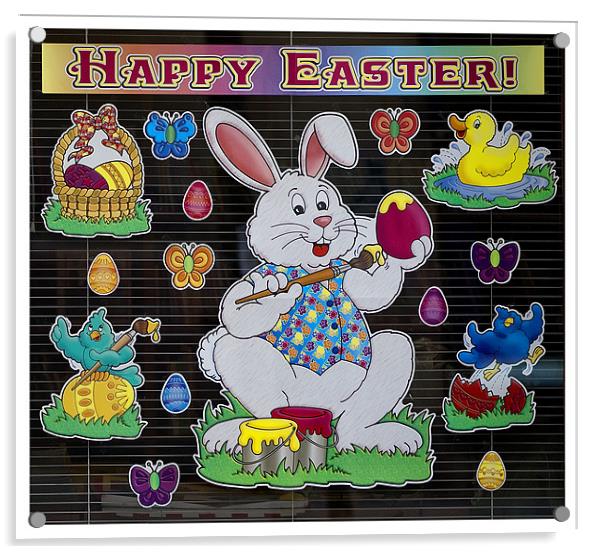 HAPPY EASTER Acrylic by Jovan Miric