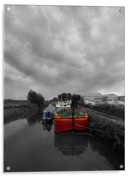 Sequana | Beverley Canal Acrylic by Sarah Couzens