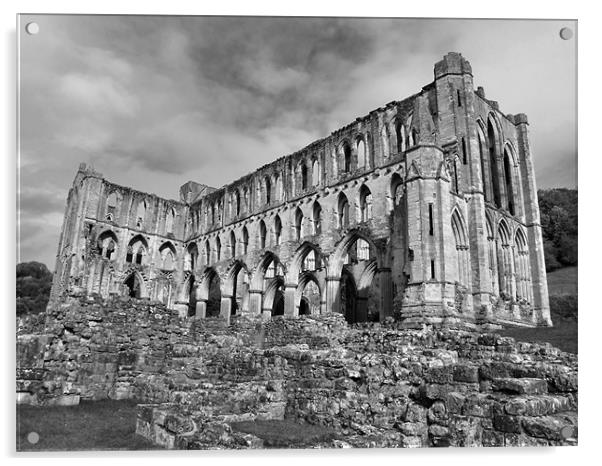 Ruins of Rievaulx Abbey Acrylic by Sarah Couzens