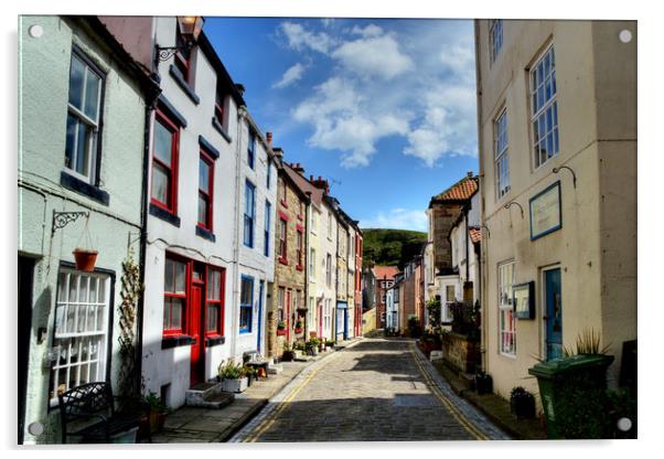 Staithes Acrylic by Sarah Couzens