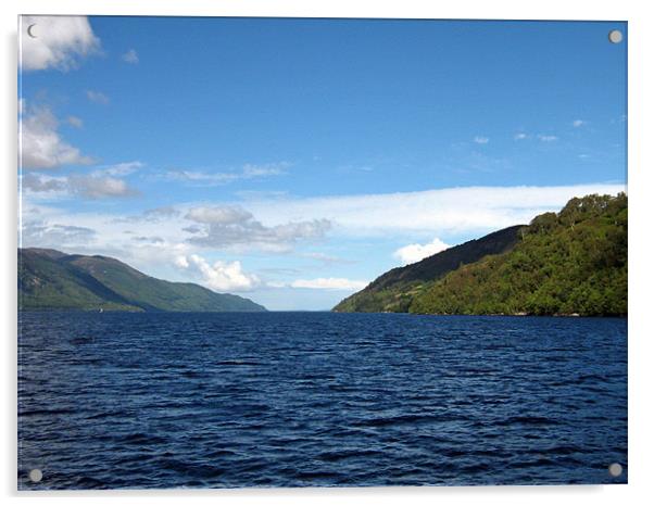 Loch Ness, Scotland Acrylic by Ian Jackson