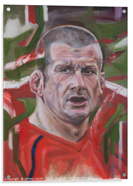 Graham Rowntree Acrylic by James Lavott
