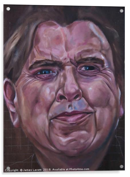 Timothy Spall Acrylic by James Lavott