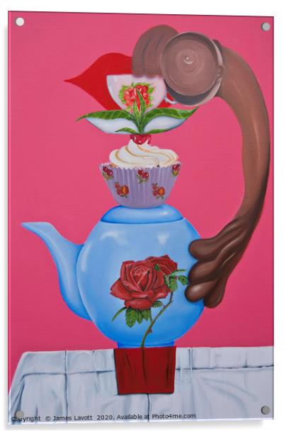 High Tea Acrylic by James Lavott
