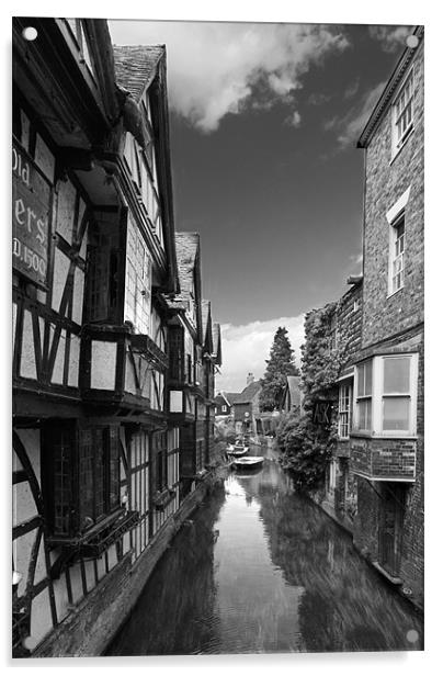 Canterbury Stream Acrylic by James Lavott