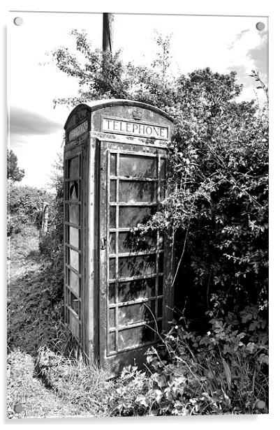 Old Telephone Acrylic by GARY KEYS