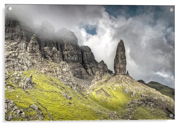 Old Man of Storr on Skye Acrylic by James Mc Quarrie