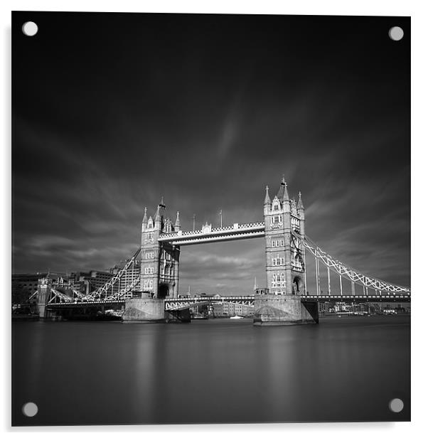 London Tower Bridge Acrylic by Sebastian Wuttke