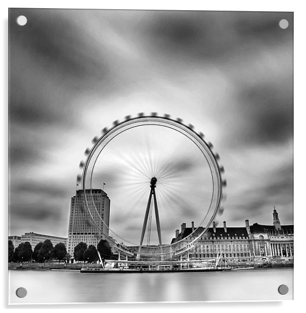 The London Eye Acrylic by Sebastian Wuttke