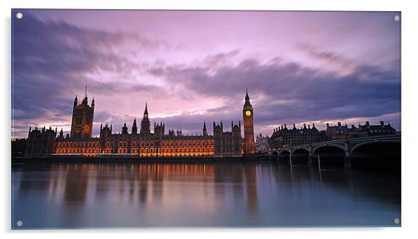 The Houses Of Parliament part II Acrylic by Sebastian Wuttke