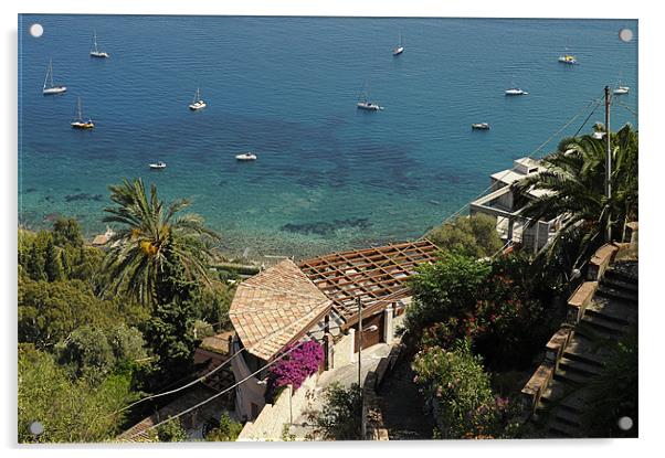 Taormina - Sicily Acrylic by Sebastian Wuttke