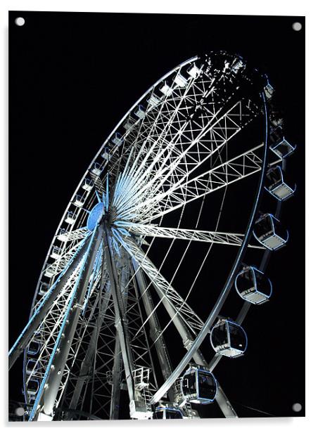 Windsor Wheel Acrylic by John Sugg