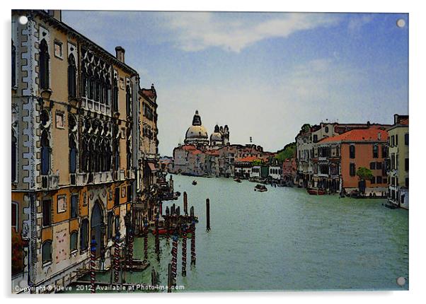Venice Grand Canal Acrylic by Kleve 
