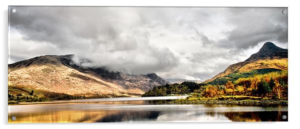 Loch Leven and the Pap of Glencoe Acrylic by Jacqi Elmslie