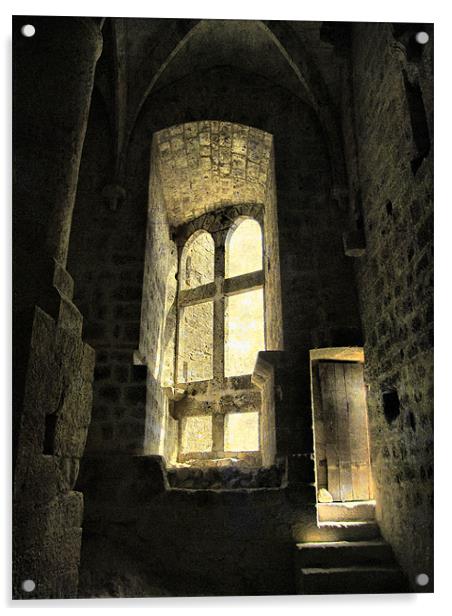 The Castle's Hidden Room Acrylic by Jacqi Elmslie