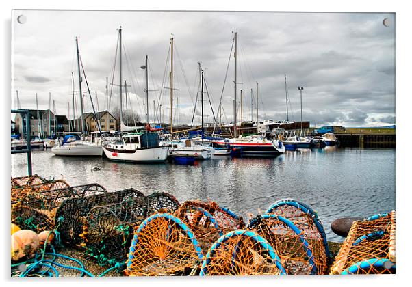 Harbour Nairn Scotland Acrylic by Jacqi Elmslie