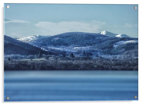 Loch Ness Blues Acrylic by Jacqi Elmslie