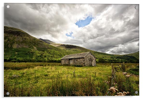 Old Cottage at Wasdale Head  Acrylic by Jacqi Elmslie