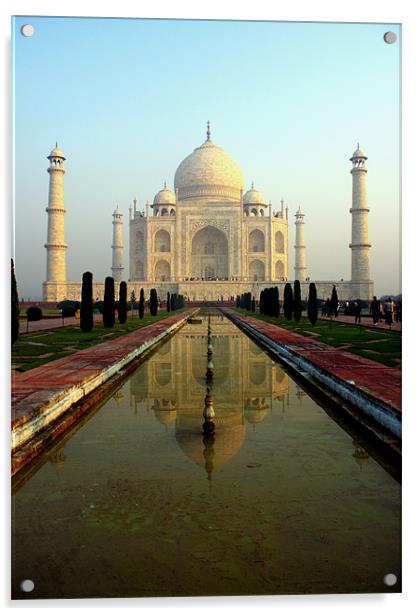 The Taj Mahal Acrylic by Jacqi Elmslie
