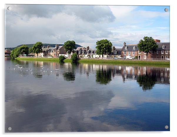 Inverness Reflections Acrylic by Jacqi Elmslie