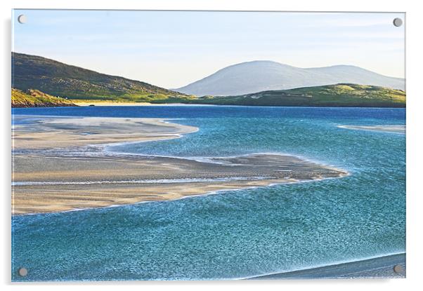 Luskentyre Bay, Isle of Harris Acrylic by Jacqi Elmslie