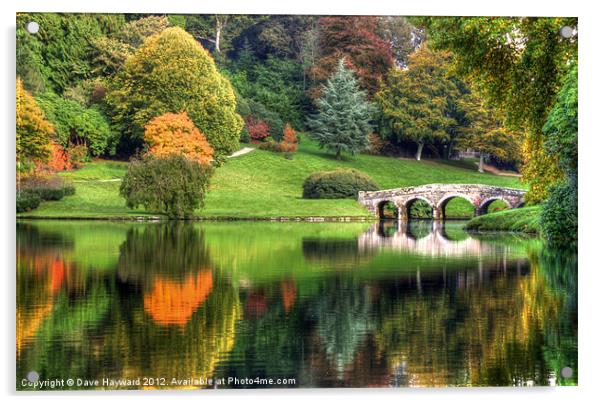 Bridge Reflection Acrylic by Dave Hayward