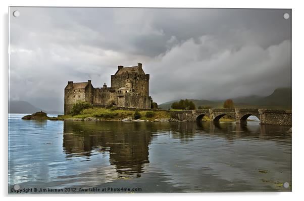 Eilean Donan Castle 2 Acrylic by Jim kernan