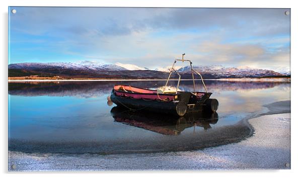 Loch Sheil Acrylic by Jim kernan