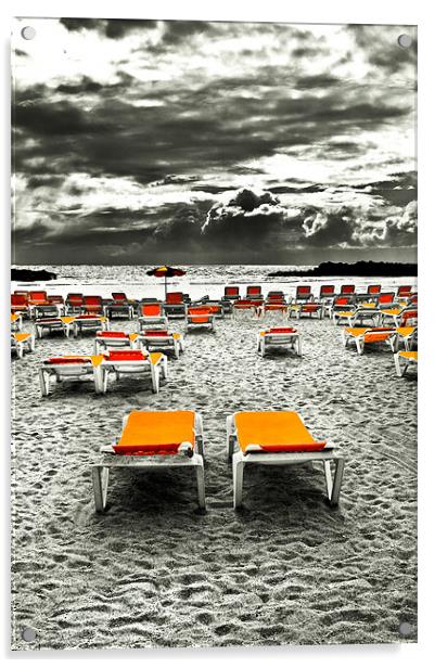 Bad Day For The Beach Acrylic by Jim kernan