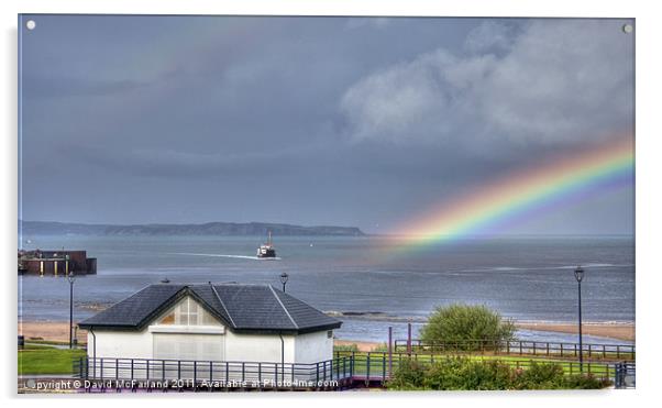 Ferry me over the Rainbow Acrylic by David McFarland