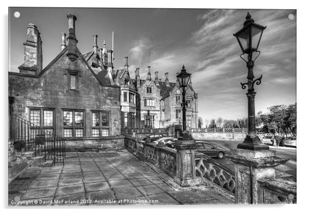 Lurgan Castle Acrylic by David McFarland