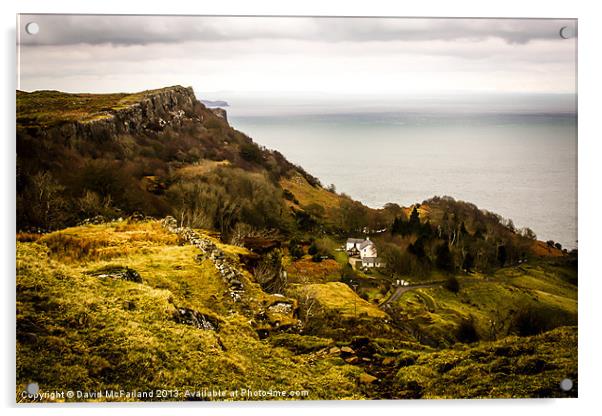 Splendid Isolation at Murlough Bay Acrylic by David McFarland