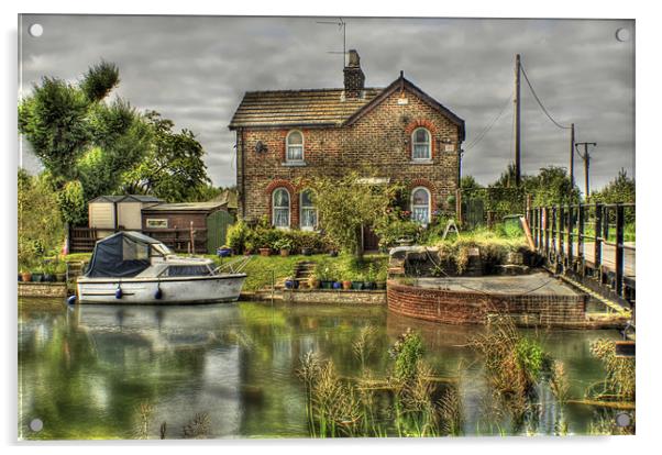 Bethell's Bridge  2012 Acrylic by Martin Parkinson