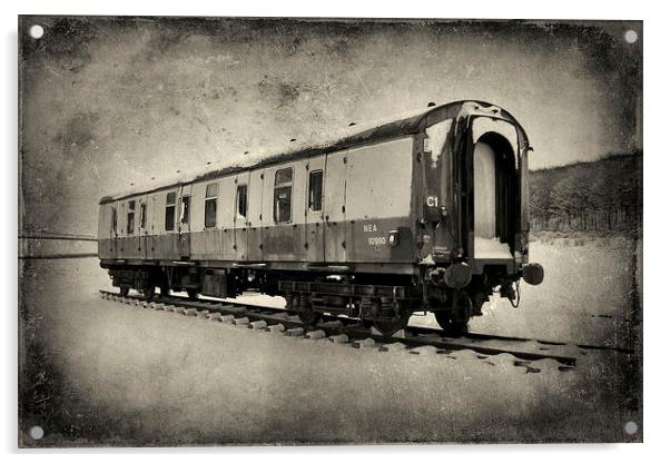 Snow Train 2013 Acrylic by Martin Parkinson