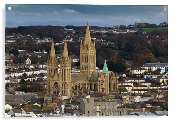 Truro Cathedral Acrylic by Brian Roscorla