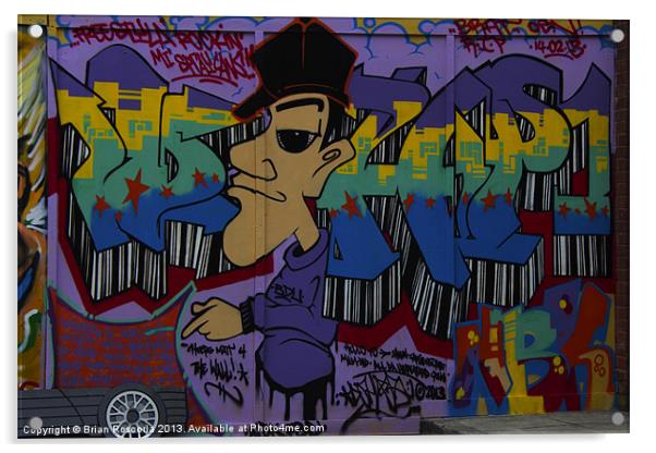 Graffiti Montpelier Acrylic by Brian Roscorla