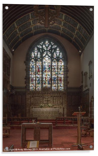 All Saints Church Interior Acrylic by Andy Morley