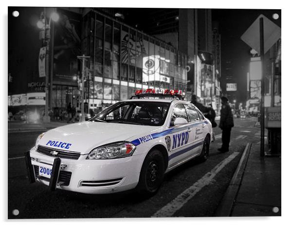 NYPD Acrylic by Andrew Pelvin