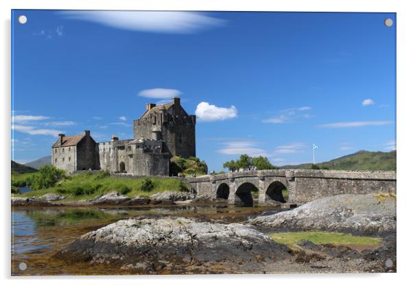Eilean Donan Castle Acrylic by raymond mcintosh