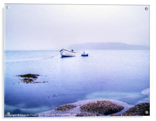Misty Day, Isle Of Mull Acrylic by Aj’s Images