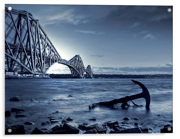 Forth Rail Bridge Scotland Acrylic by Aj’s Images