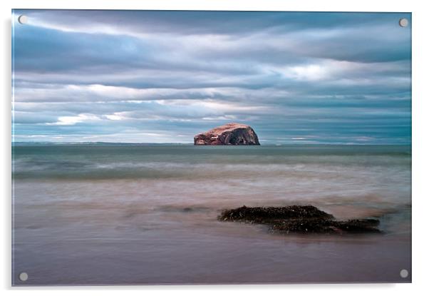 The Bass Rock from Seacliff Acrylic by Aj’s Images