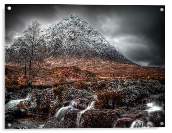 The Mood Of Winter, Scotland Acrylic by Aj’s Images