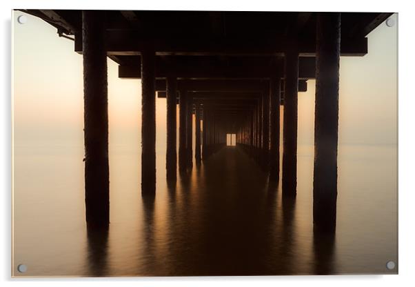 Southwold Pier Point Acrylic by Stephen Mole