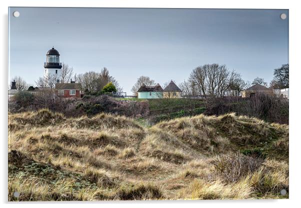 Lighthouse at Winterton Acrylic by Stephen Mole