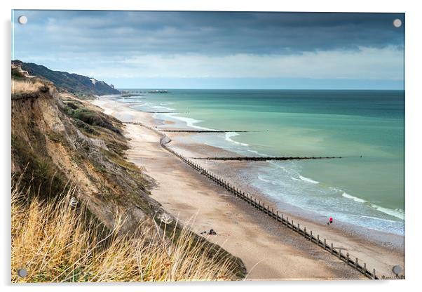 Overstrand, Norfolk Acrylic by Stephen Mole